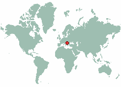 Celija in world map